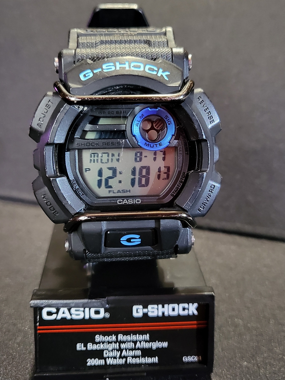 Casio G-Shock GD-400 Digital Watch in Black with Blue Accents - #2